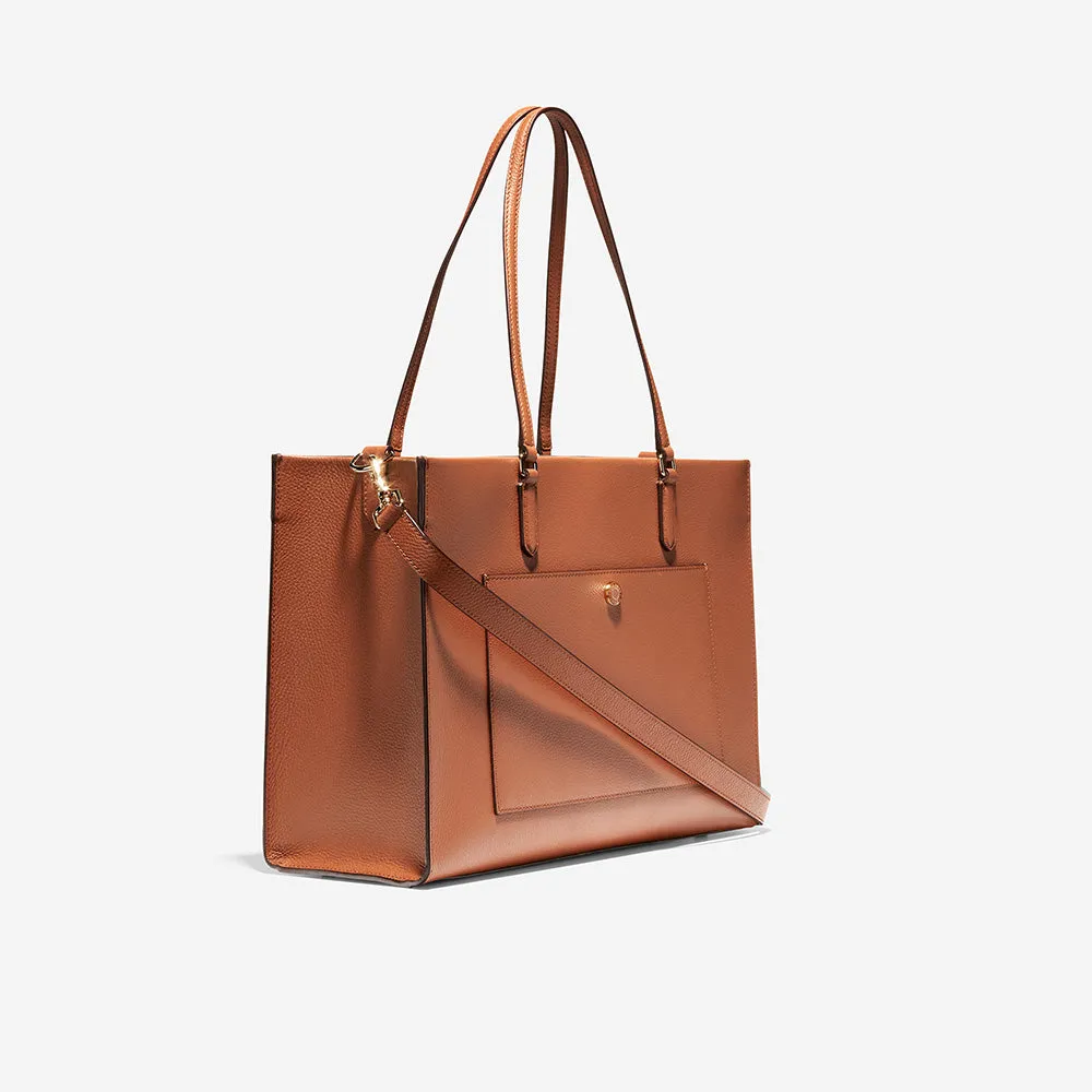 Cole Haan Three-In-One Tote British Tan/Misty Rose One Size