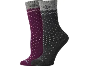 Columbia Dottie Wool Crew 2-Pack Women's