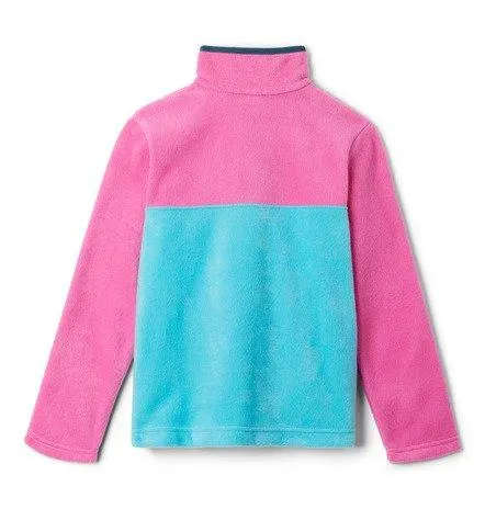 Columbia Kid's Steens Mountain 1/4 Snap Neck Fleece - Pink | George Fisher