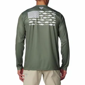 Columbia Men's Terminal Tackle PFG Fish Flag Long-Sleeve Shirt