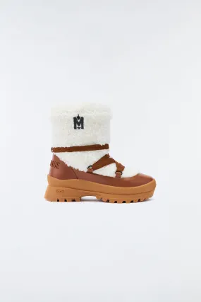 CONQUER shearling ankle boot for women