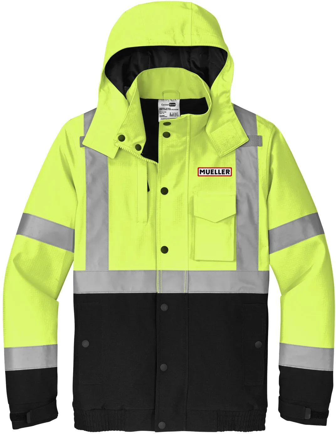 Cornerstone ANSI 107 Class 3 Waterproof Insulated Ripstop Bomber Jacket