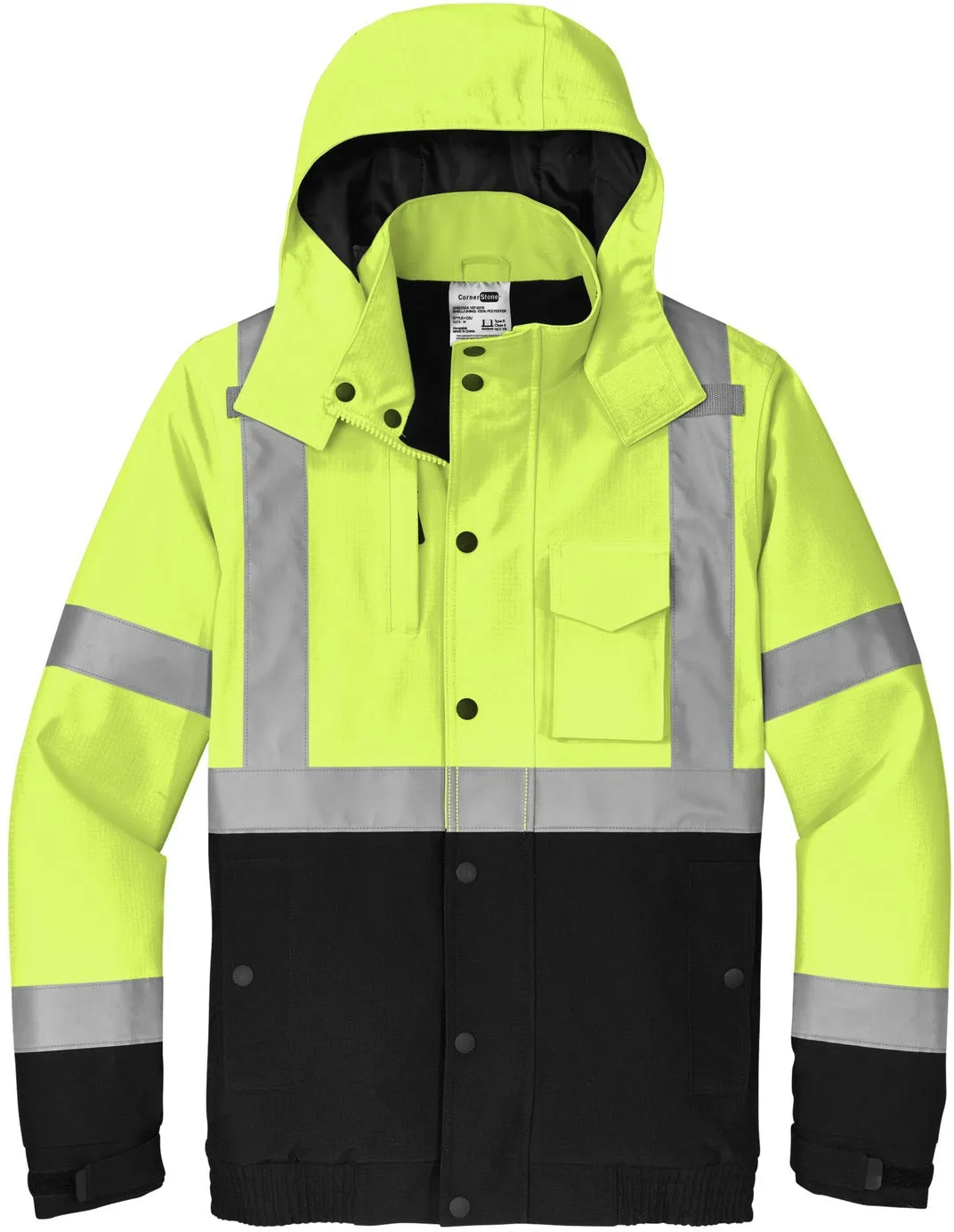 Cornerstone ANSI 107 Class 3 Waterproof Insulated Ripstop Bomber Jacket