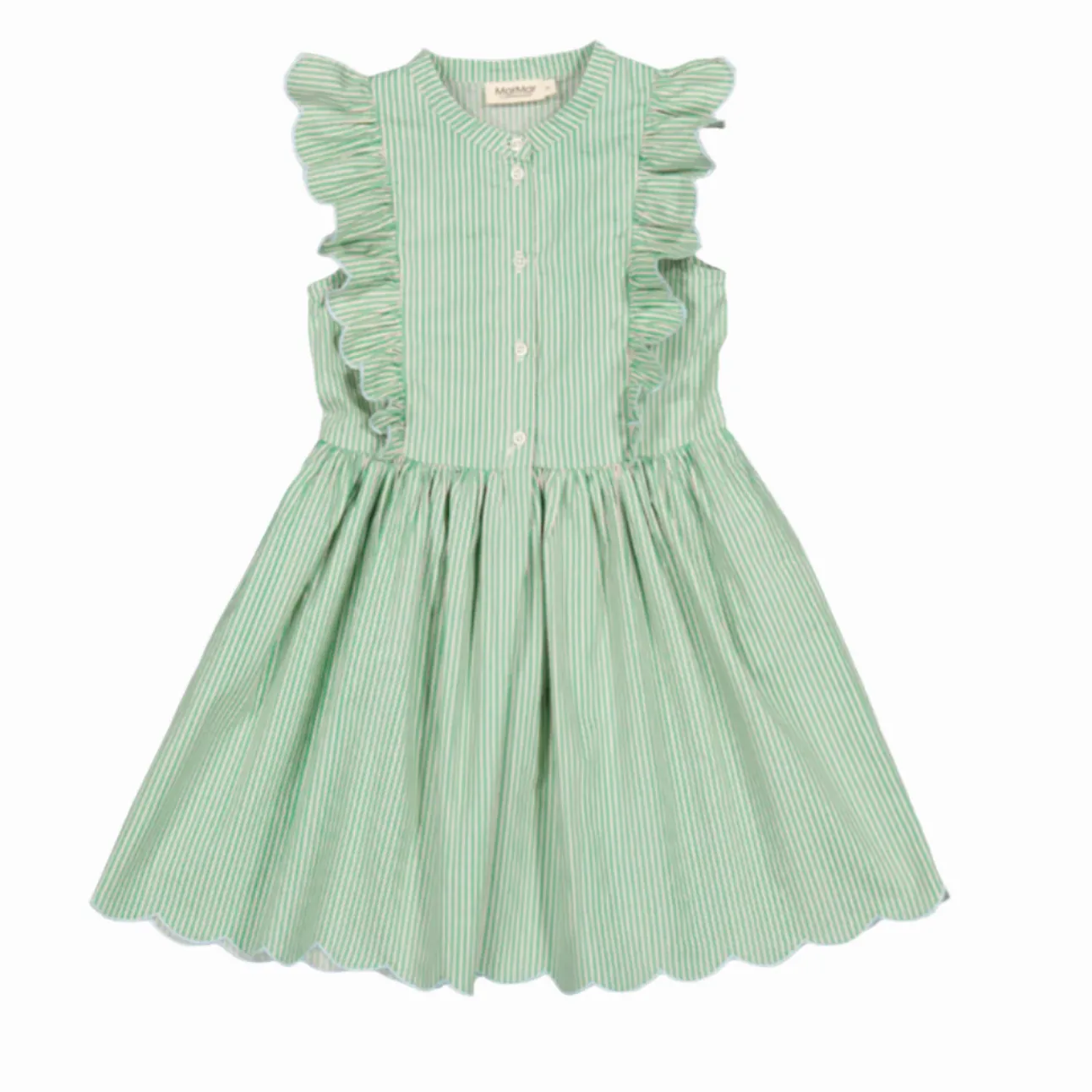 DEIDRA DRESS MINT LEAF STRIPE DRESS