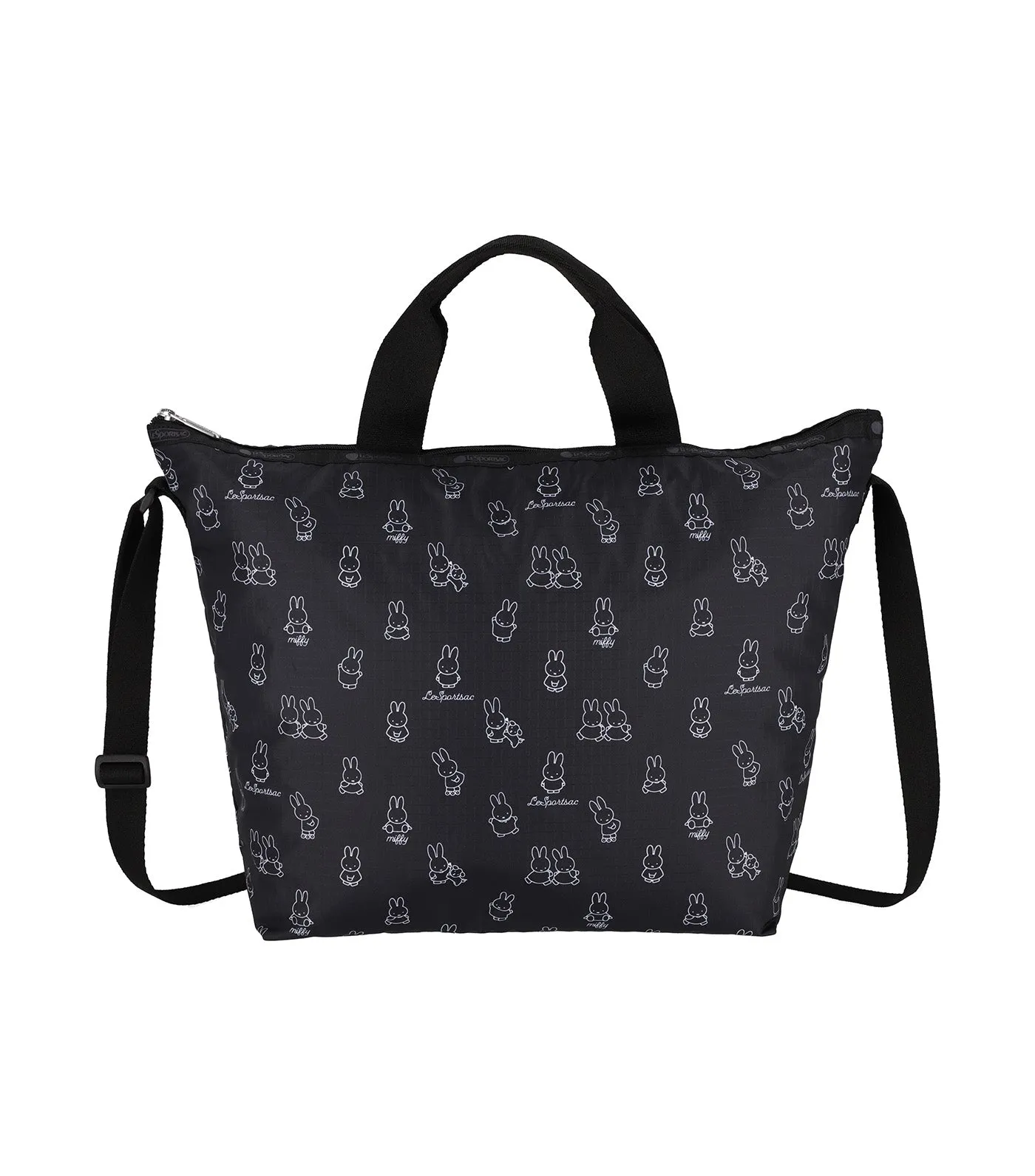 Deluxe Easy Carry Tote Miffy Black Stencil