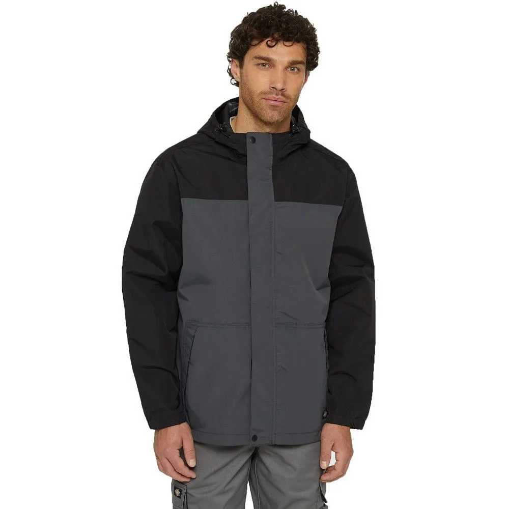 Dickies Mens Full Zip Waterproof Hooded Jacket