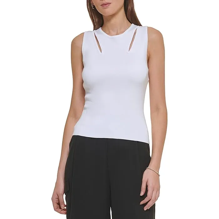 DKNY Shoulder Cutout Tank