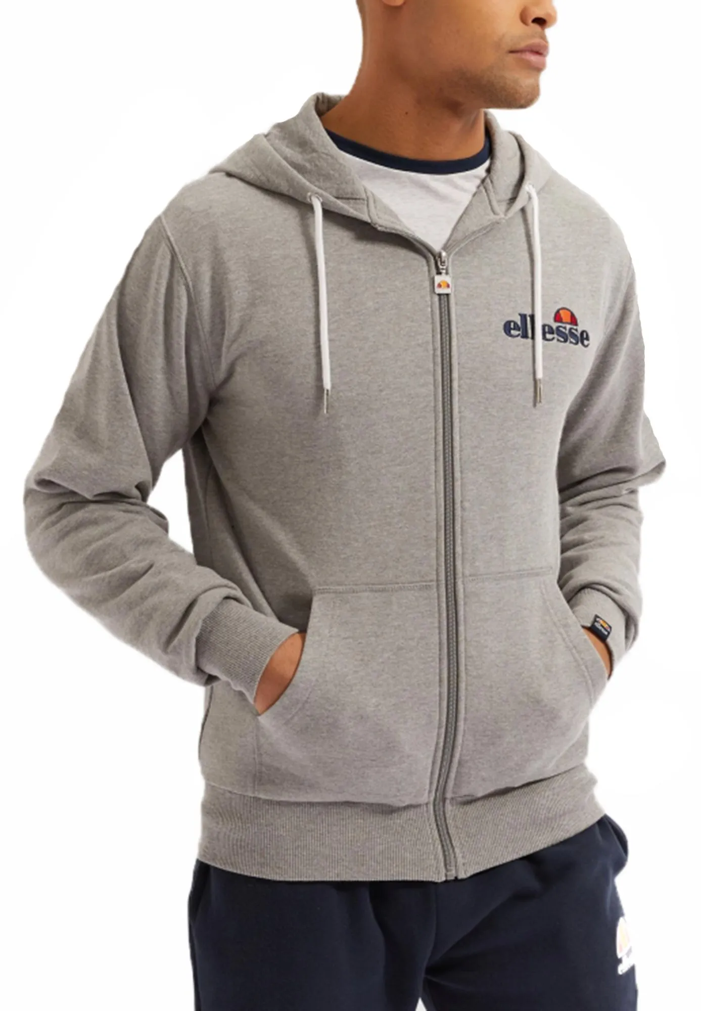 Ellesse Briero FZ Zip Hoodie Grey