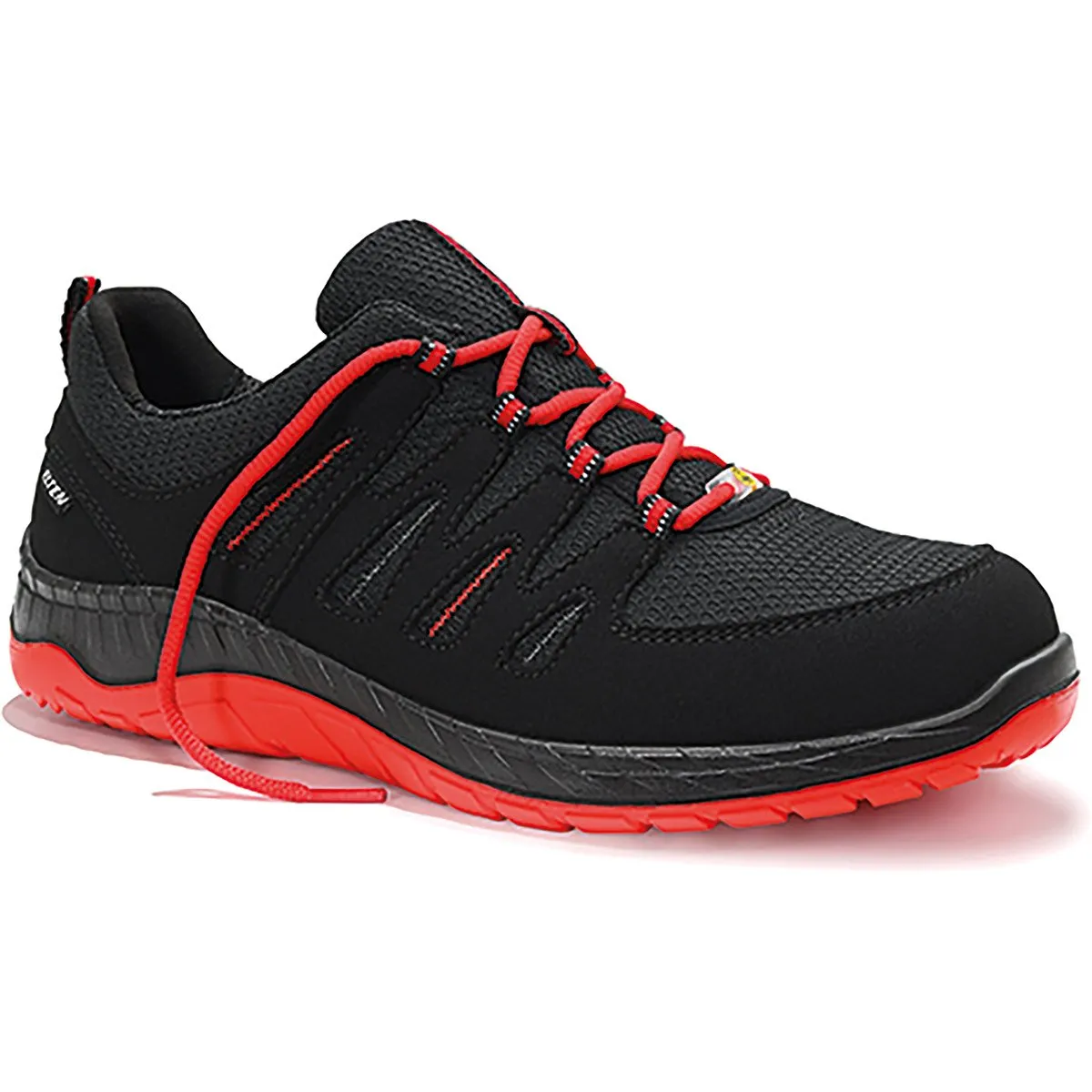 ELTEN Maddox Black/Red S3 ESD Safety Trainers 13 (48)