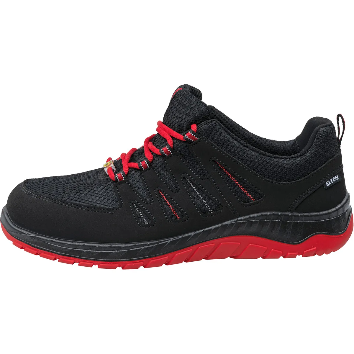 ELTEN Maddox Black/Red S3 ESD Safety Trainers 13 (48)