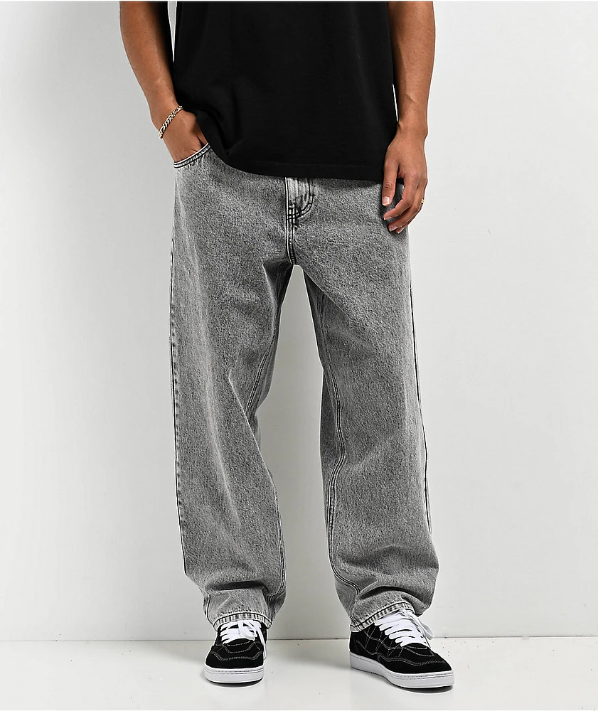 Empyre Ultra Loose Fit Scramble Grey Skate Jeans