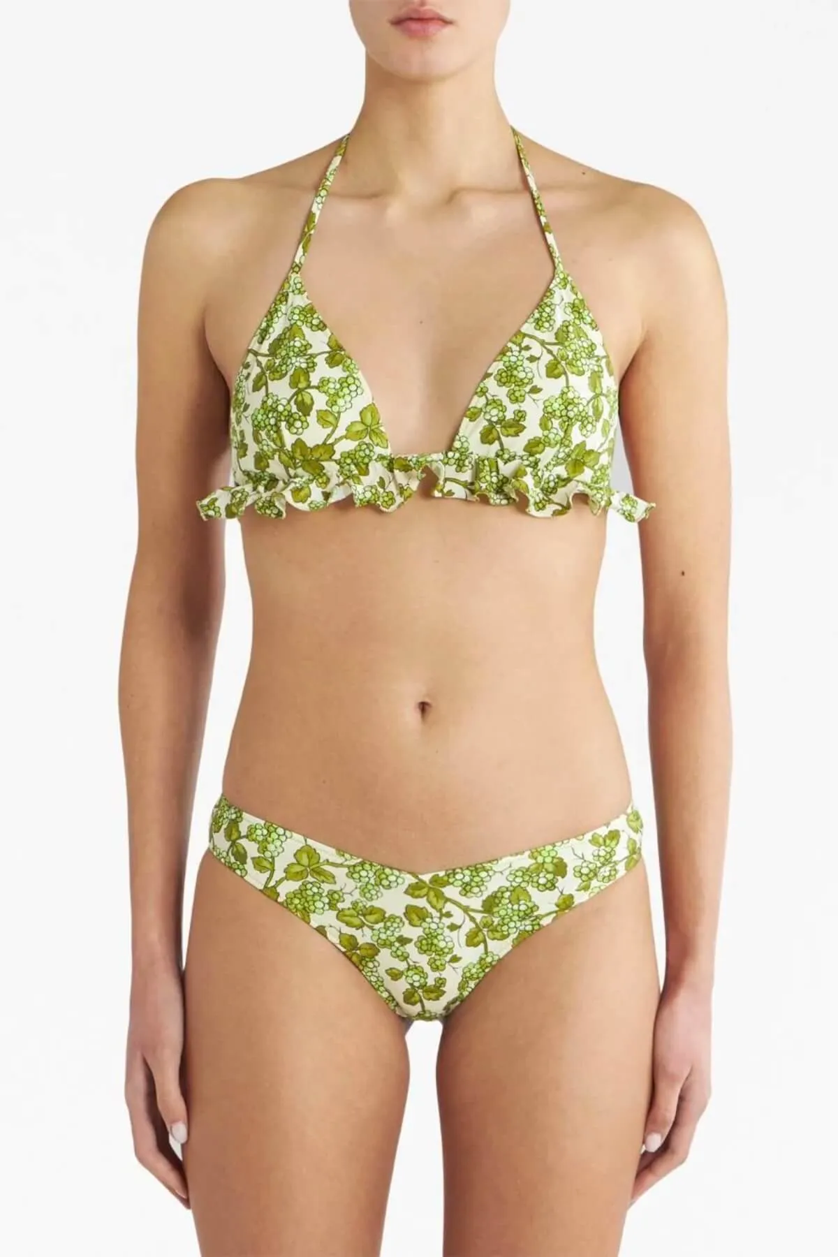 Etro Berry Print Bikini - Green