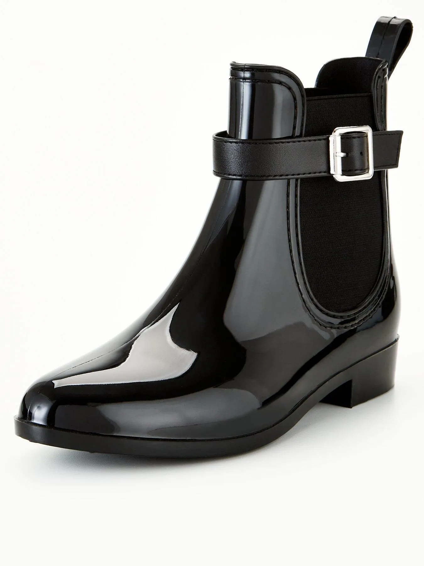 Everyday Ankle Boot Wellington Boot - Black