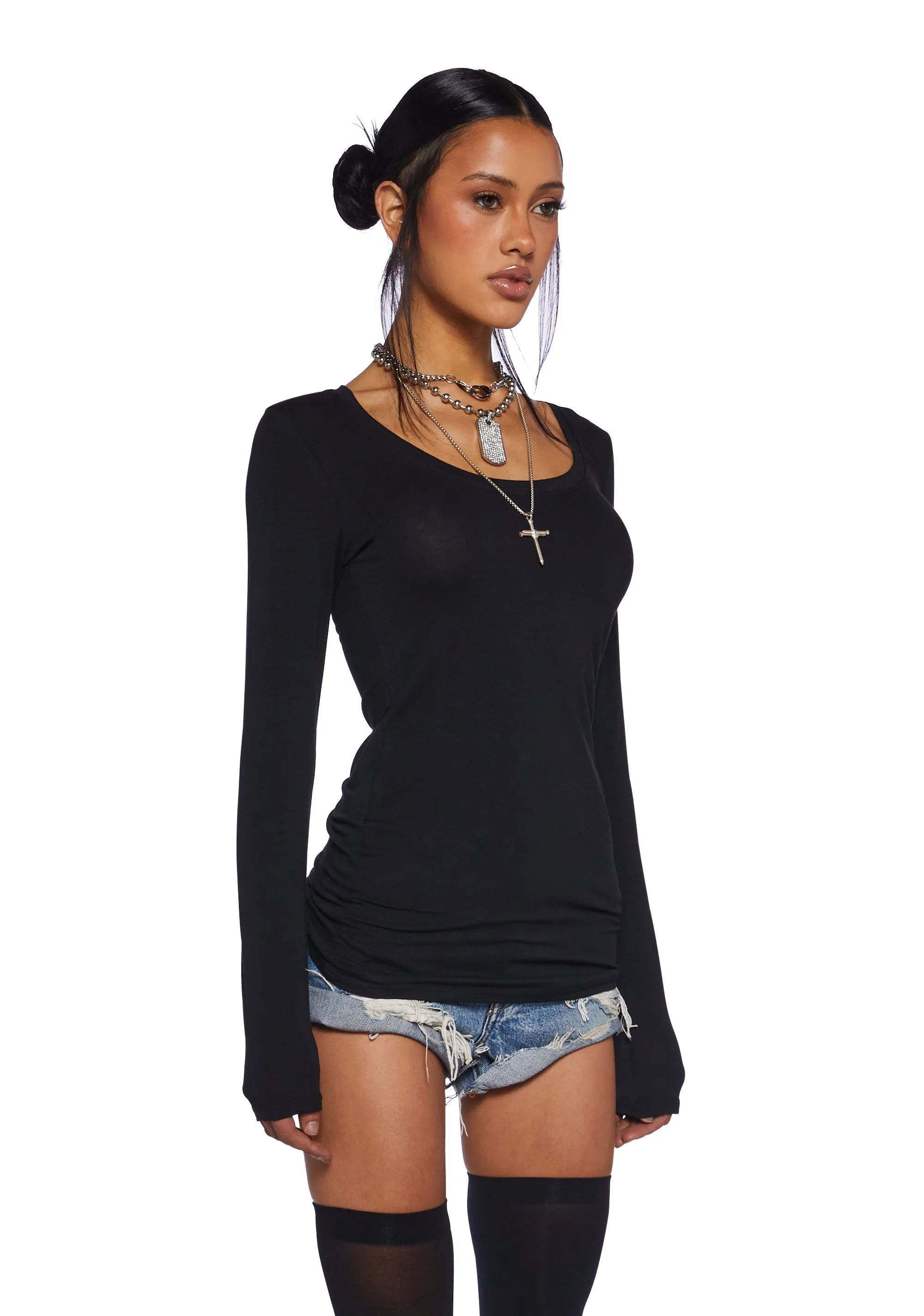 Fishnet Tie Back Tank-