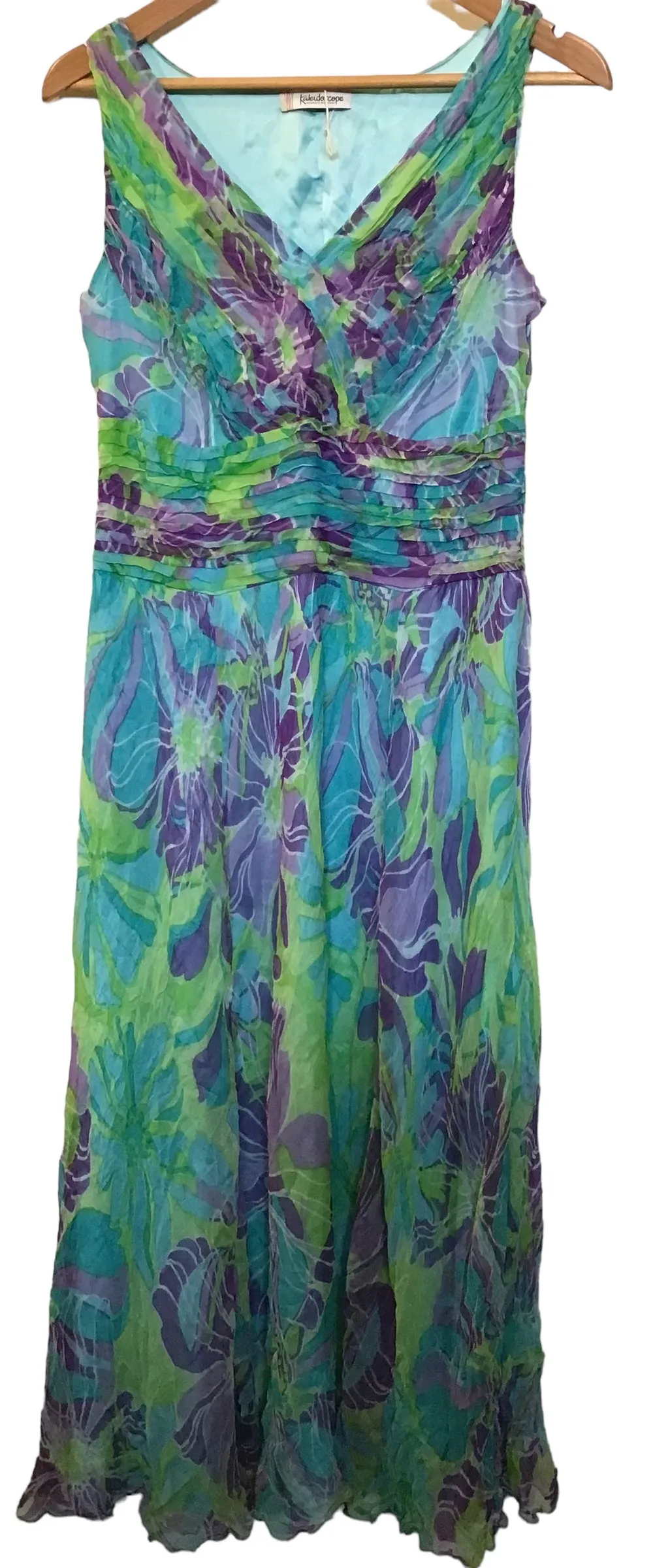 Floral maxi dress with matching wrap from Kaleidoscope (UK size 12)