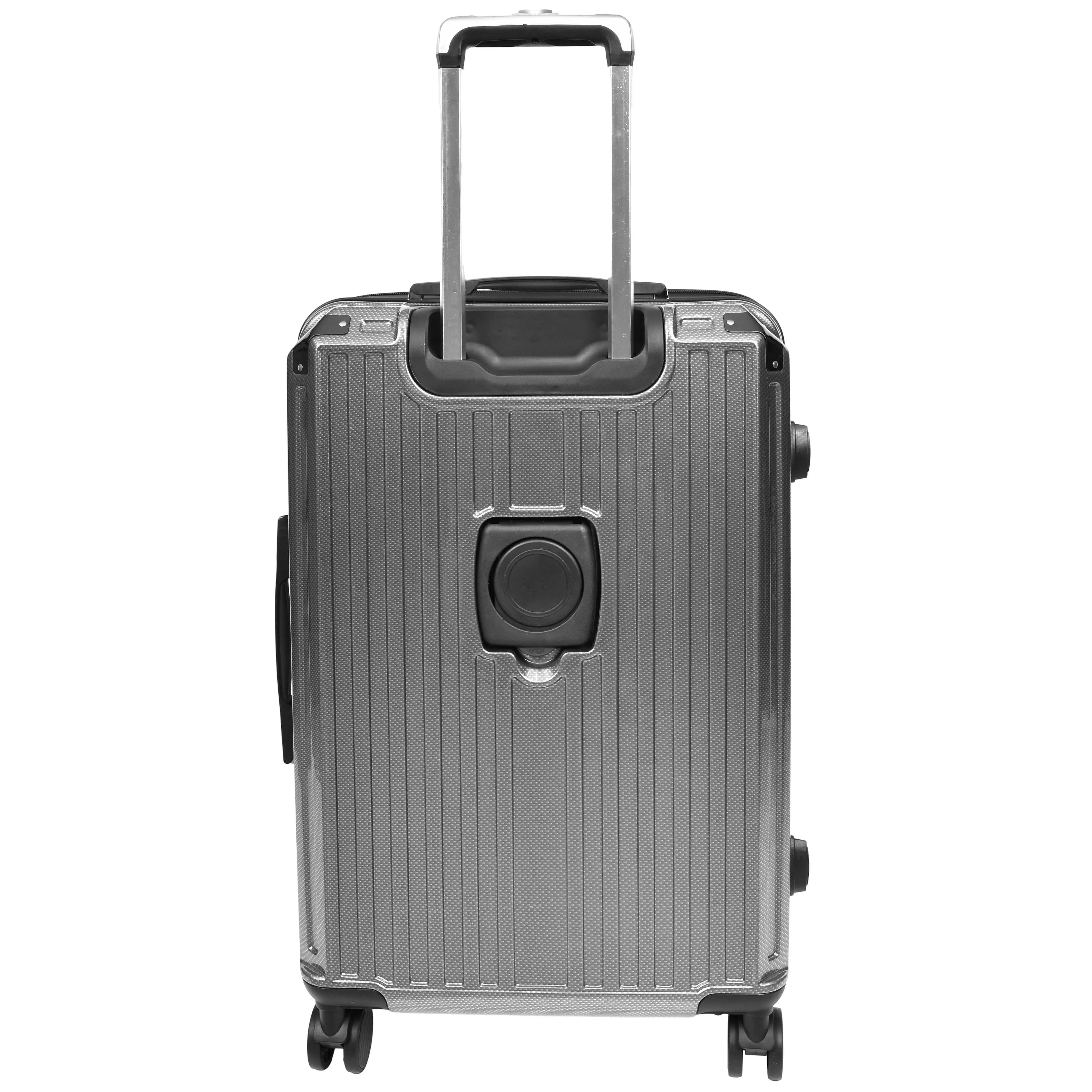 Four Wheel Suitcase Hard Shell Luggage Explorer