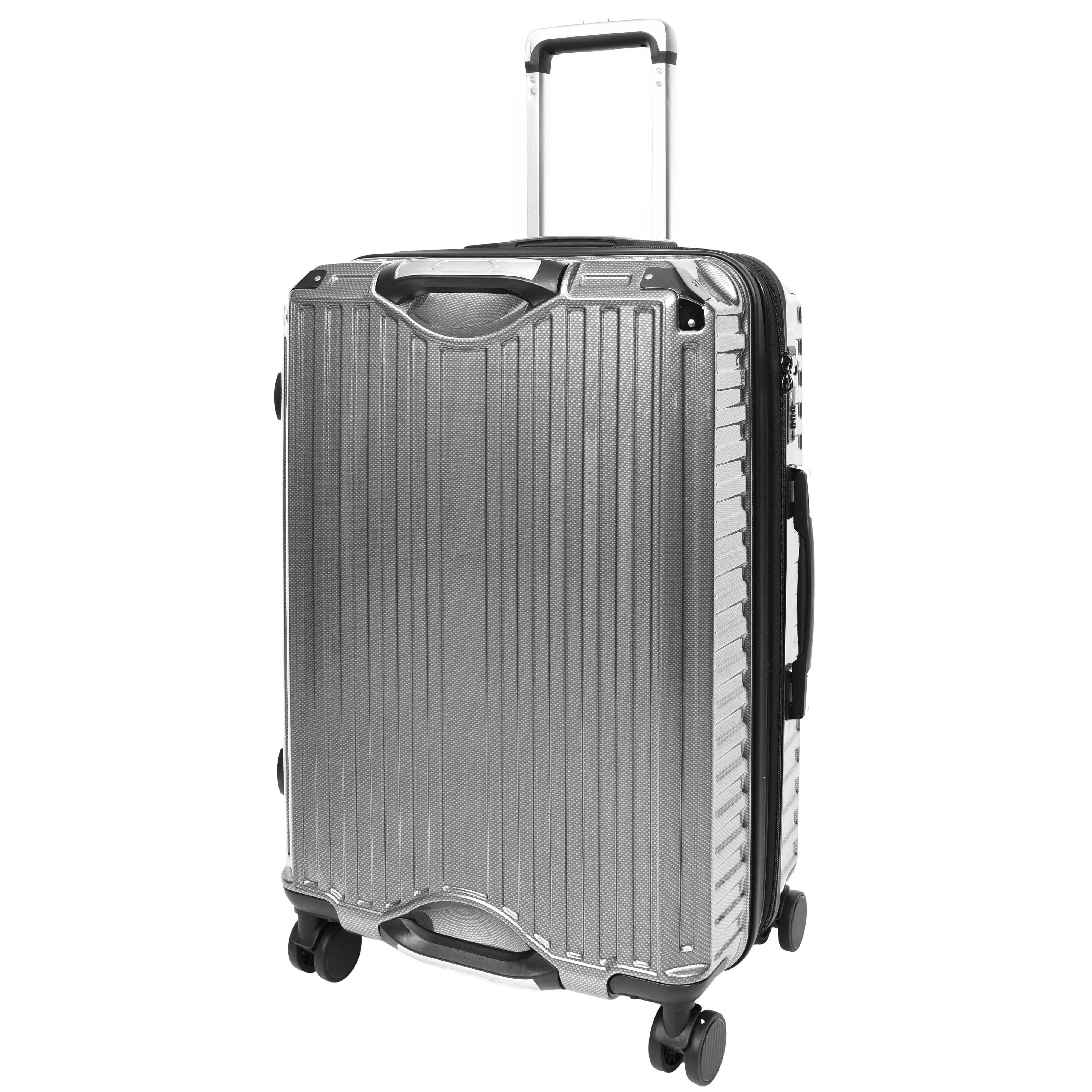 Four Wheel Suitcase Hard Shell Luggage Explorer