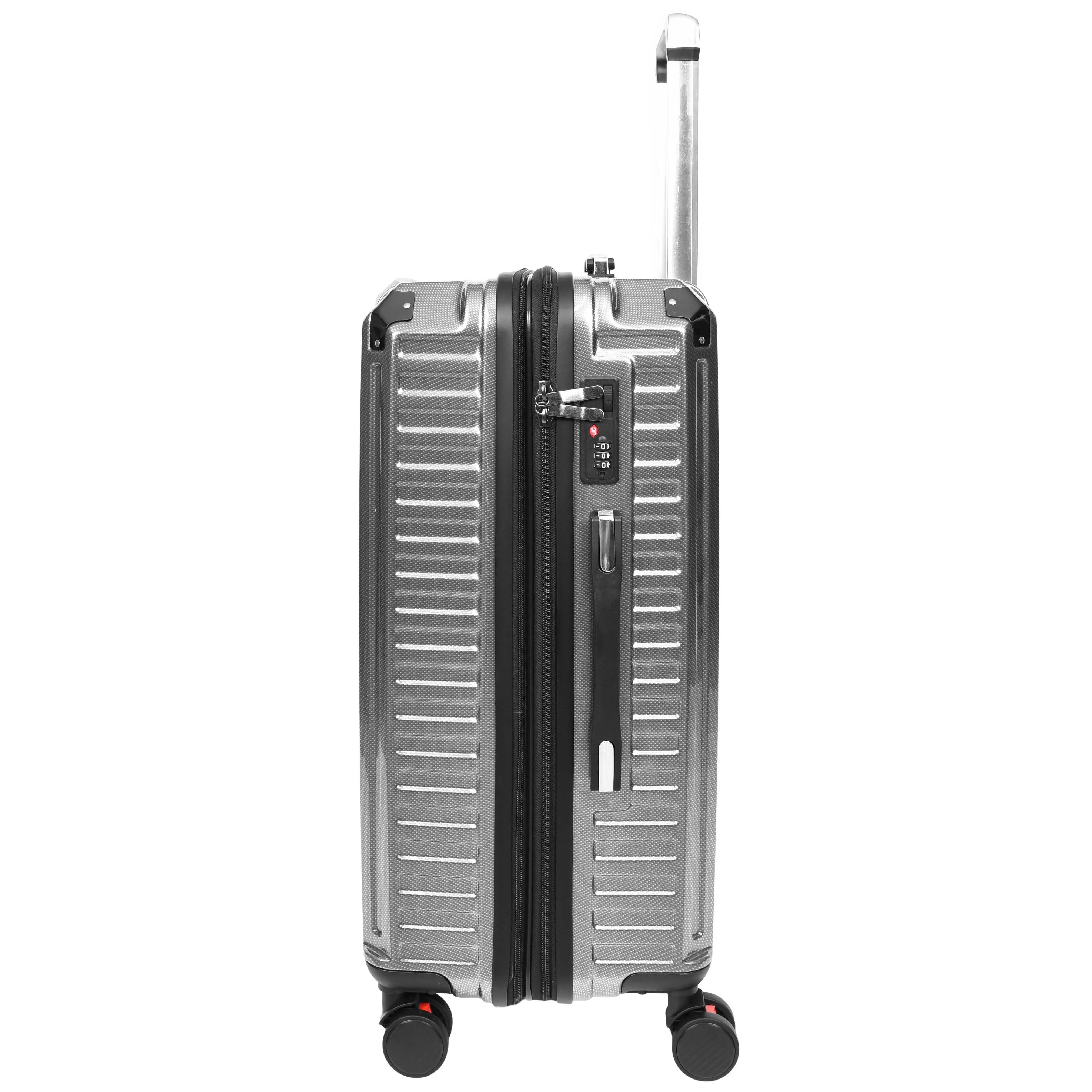 Four Wheel Suitcase Hard Shell Luggage Explorer