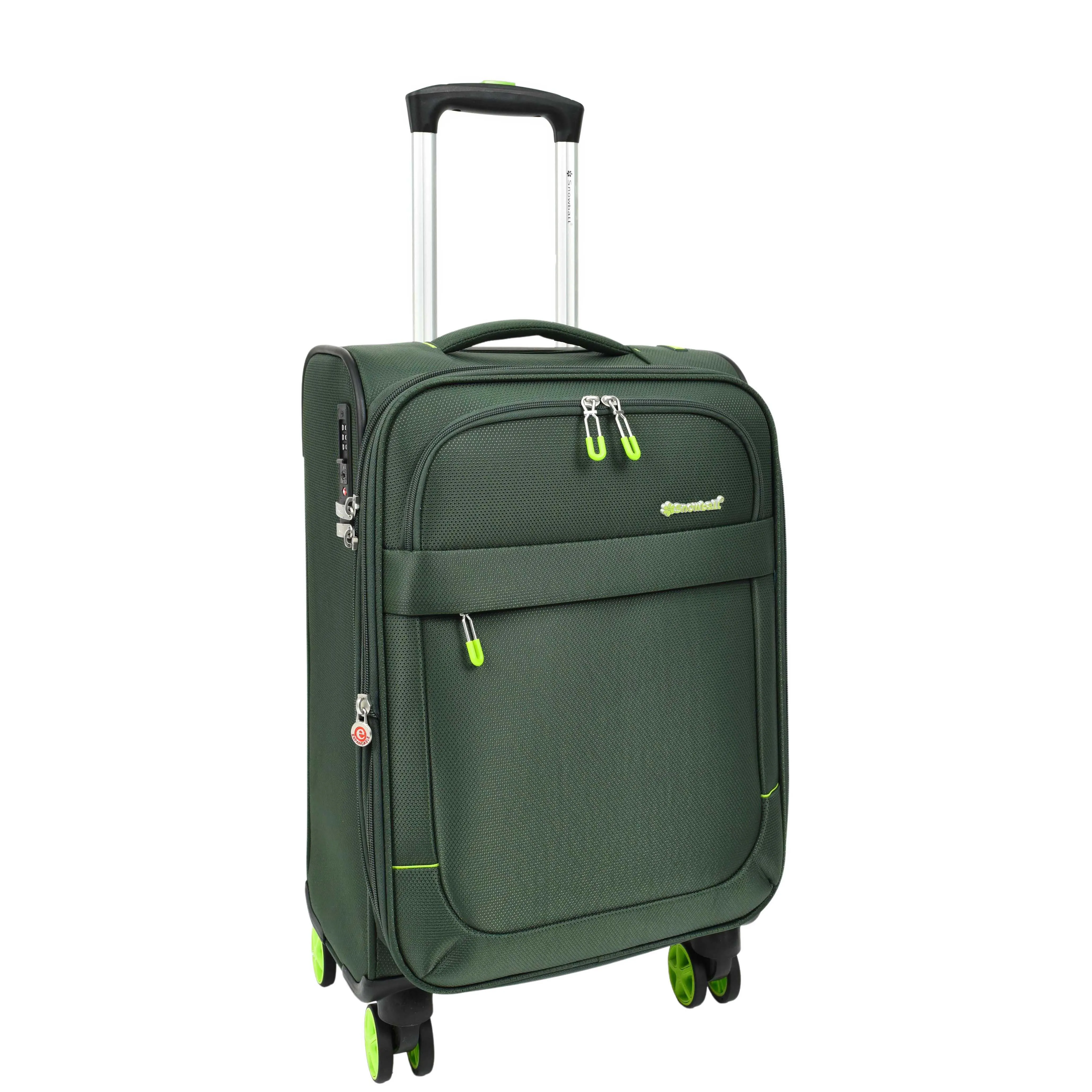 Four Wheel Suitcase Lightweight Expandable Quito Green