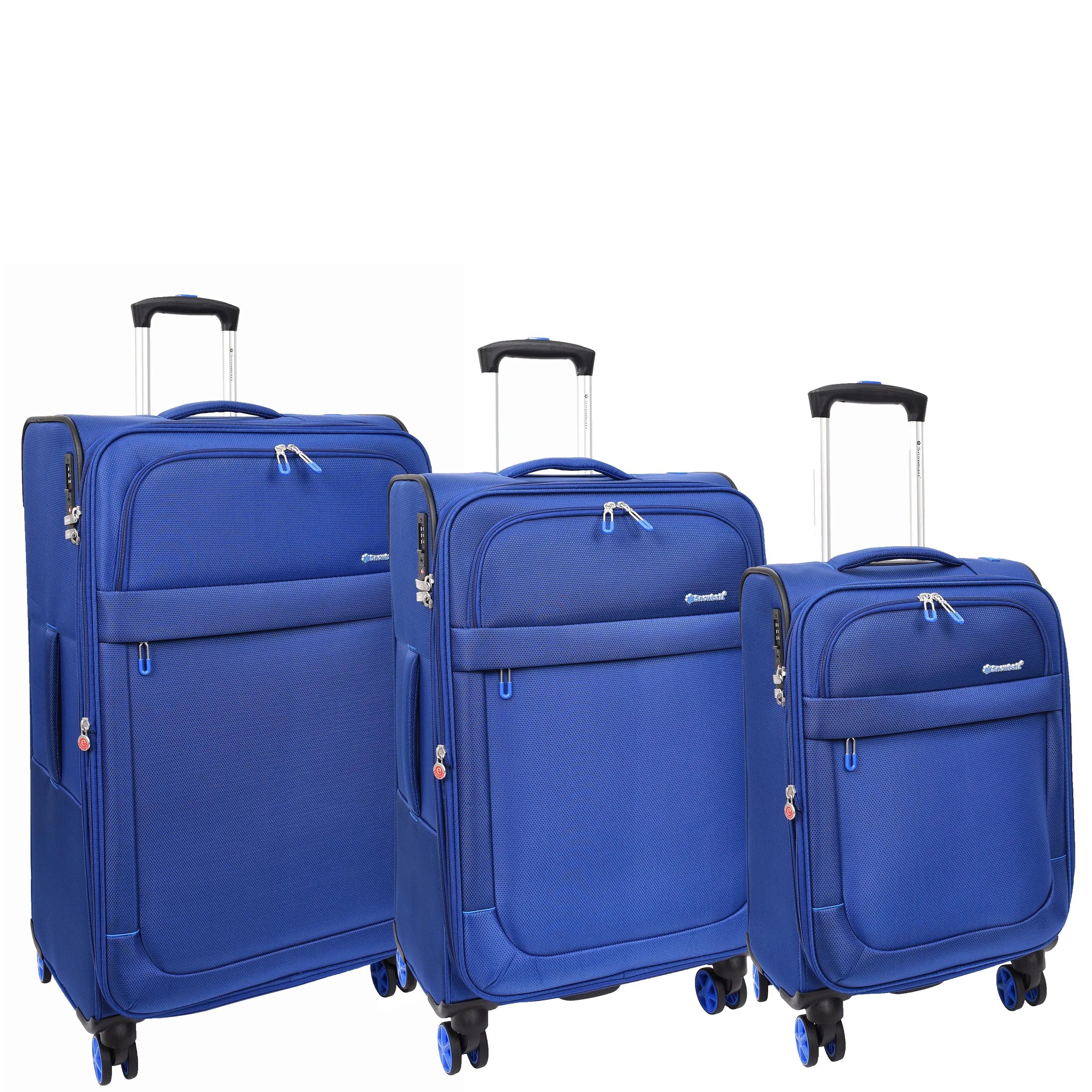 Four Wheel Suitcase Lightweight Expandable Quito Navy