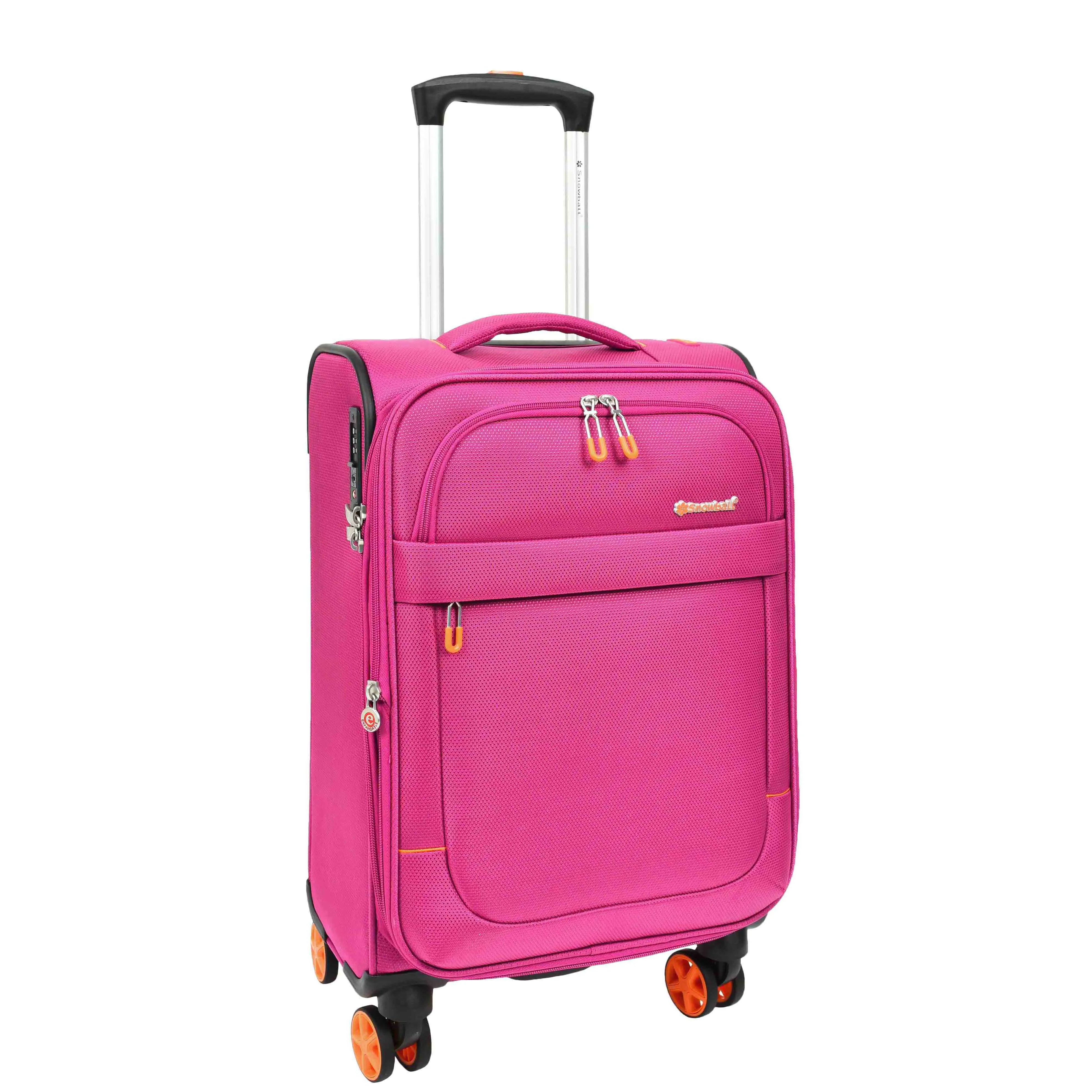 Four Wheel Suitcase Lightweight Expandable Quito Pink