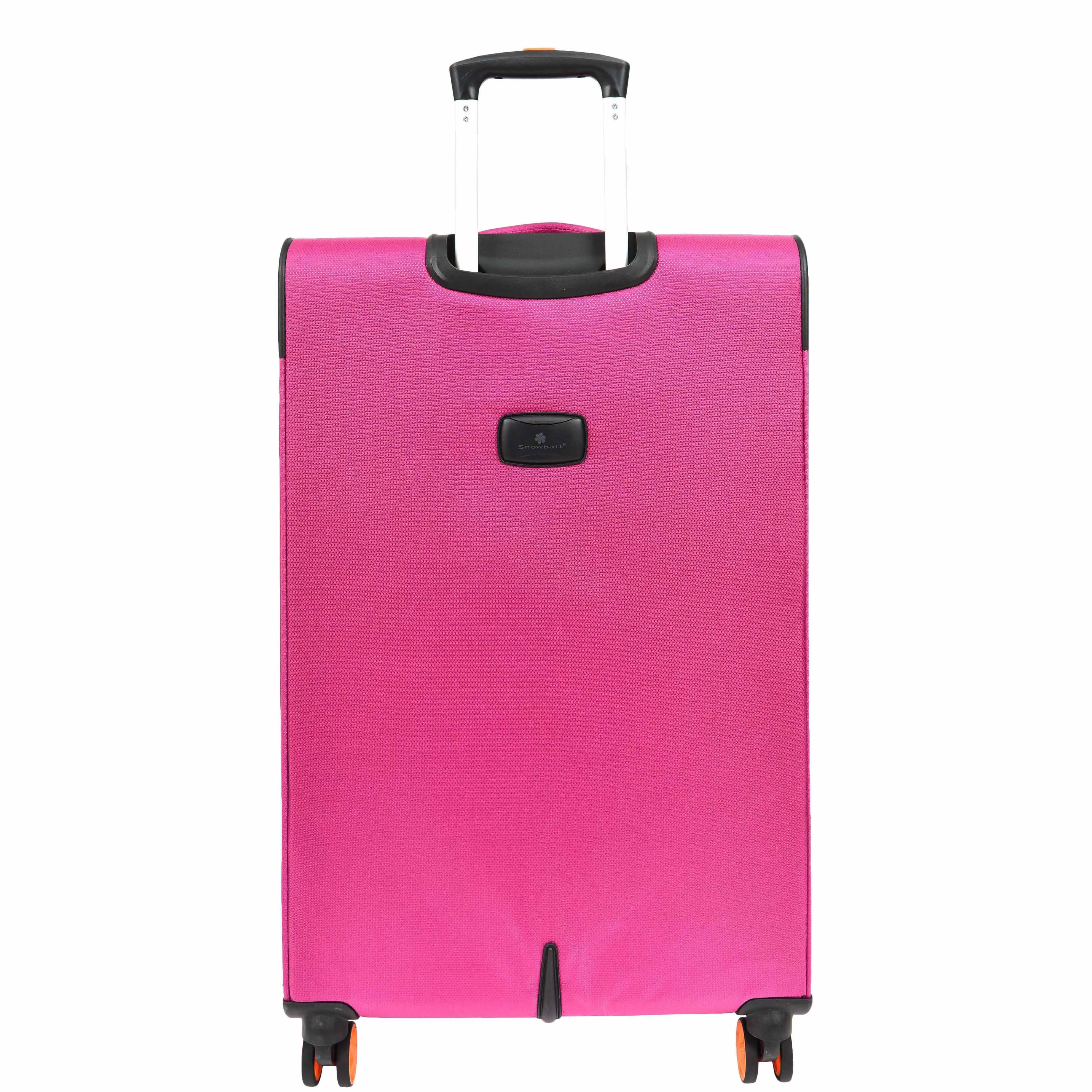 Four Wheel Suitcase Lightweight Expandable Quito Pink