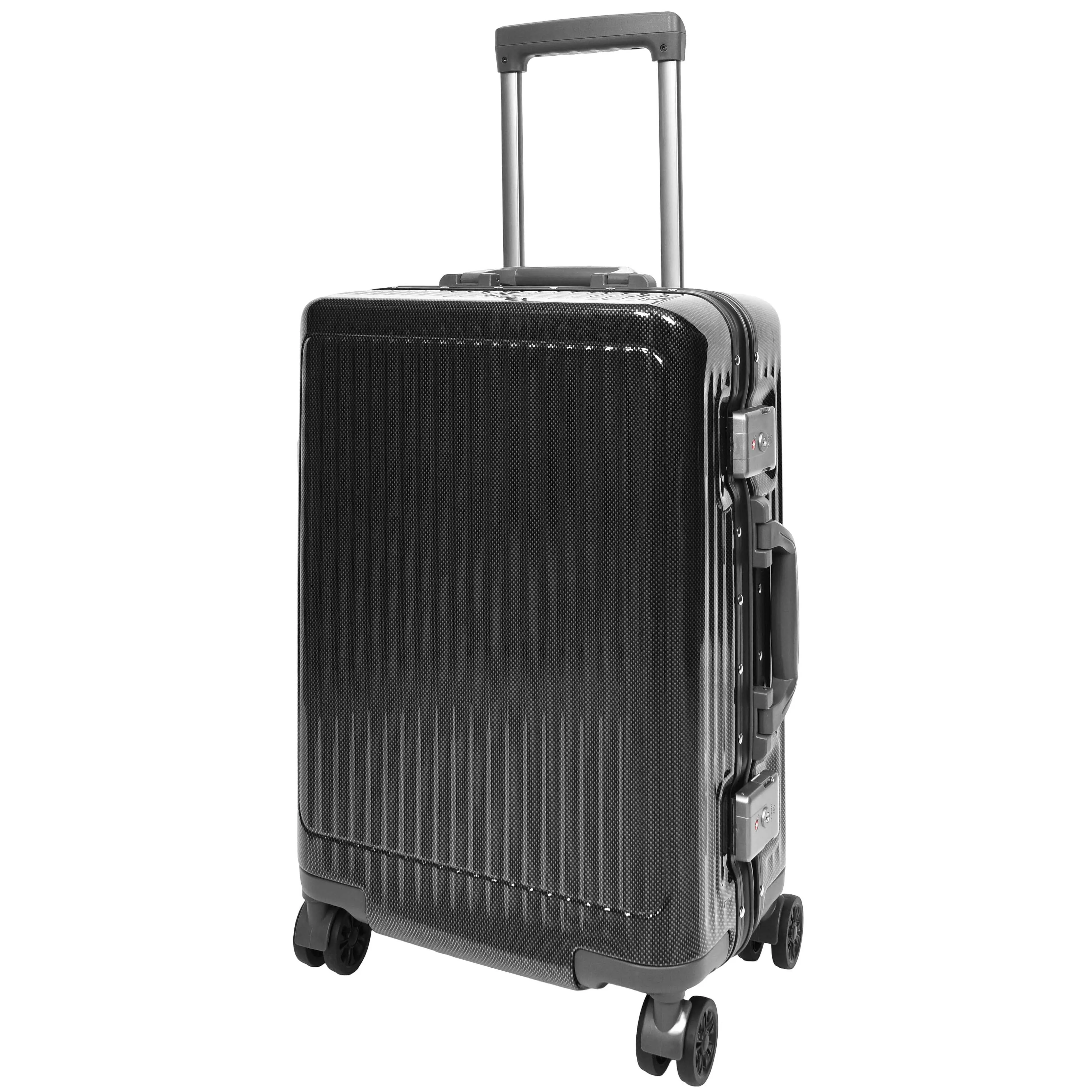 Four Wheel Suitcase Metal Frame Hard Shell Luggage Titan