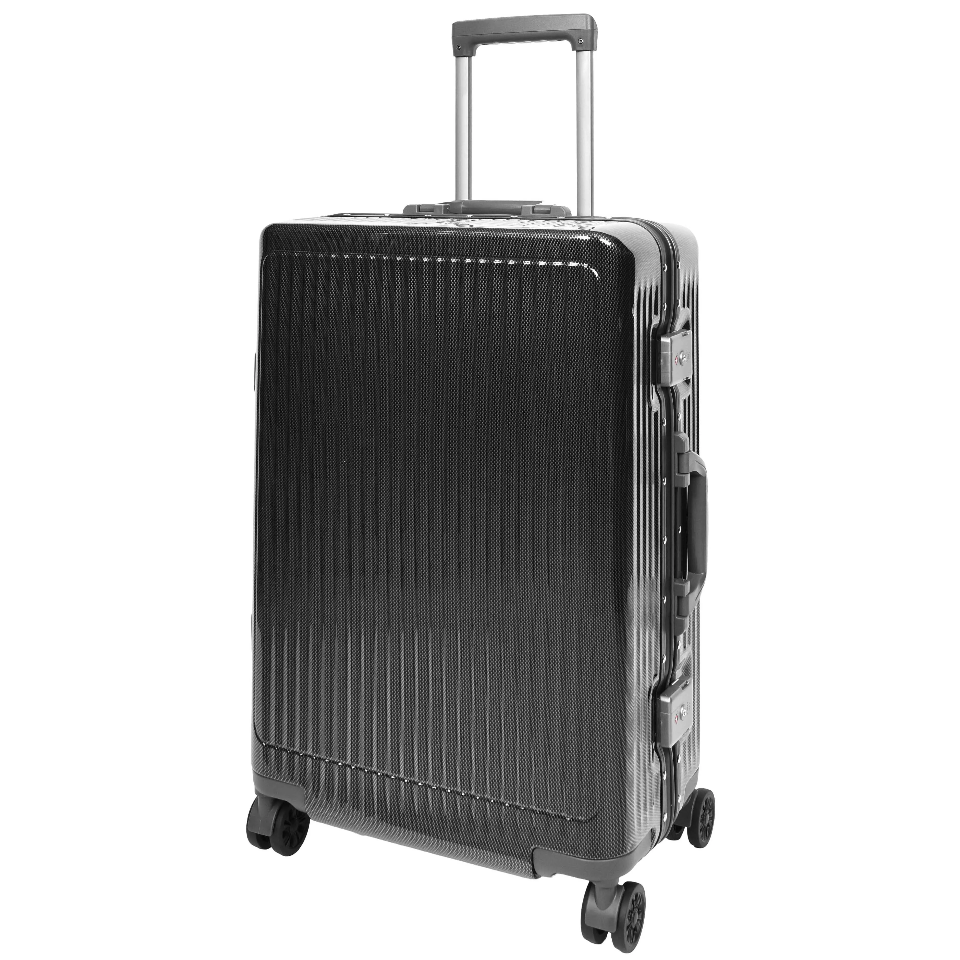 Four Wheel Suitcase Metal Frame Hard Shell Luggage Titan