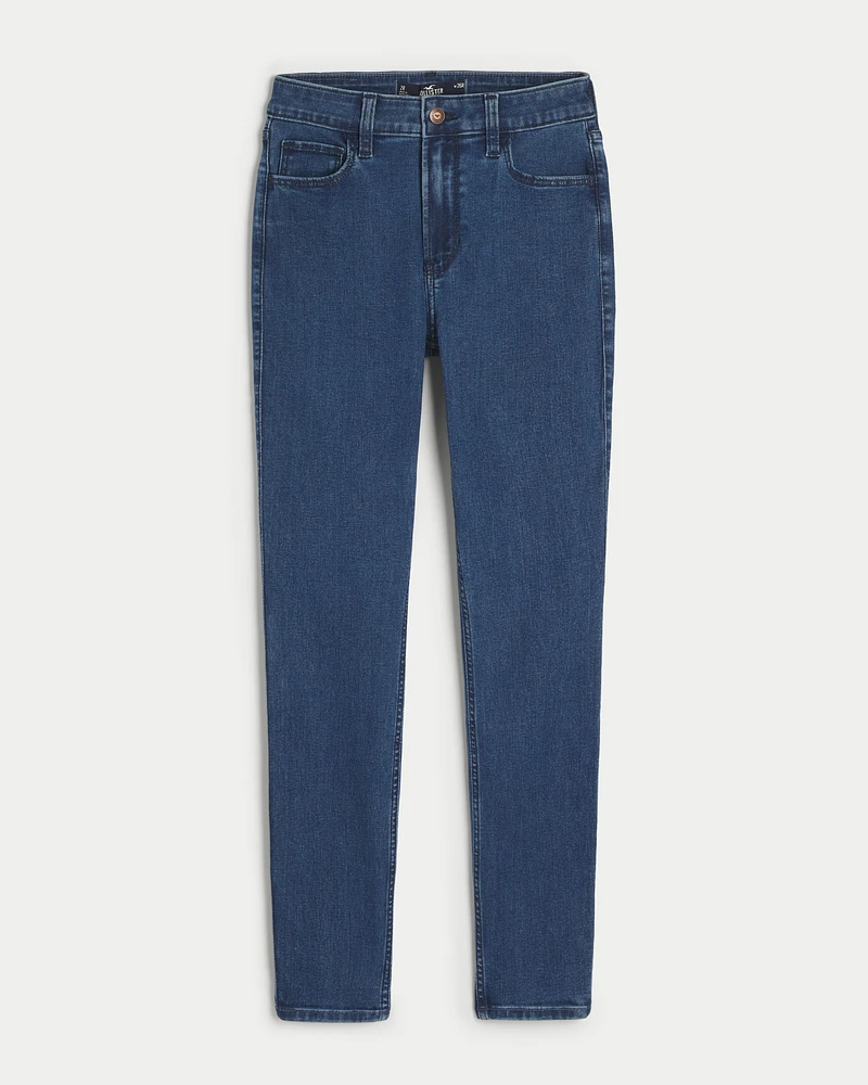 High-Rise Dark Wash Super Skinny Jeans