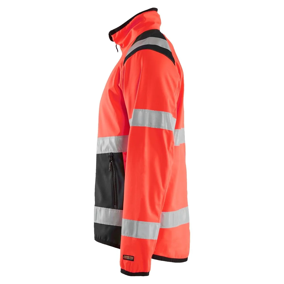 High Vis Softshell Jacket 4877 High Vis Geel/Marineblauw - Blåkläder