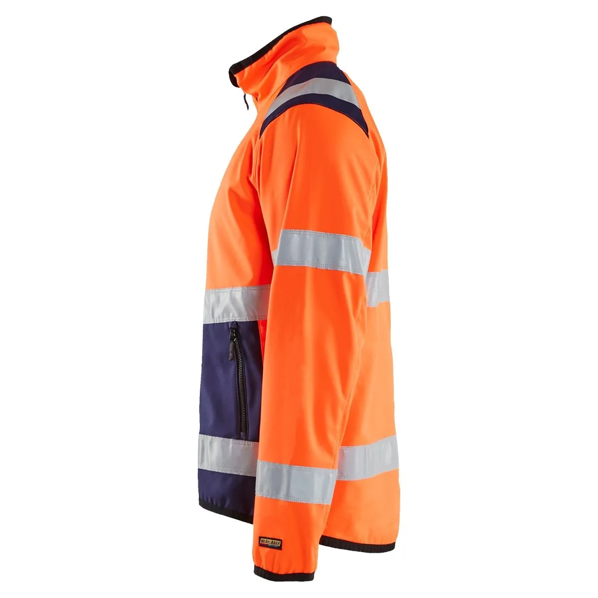 High Vis Softshell Jacket 4877 High Vis Geel/Marineblauw - Blåkläder