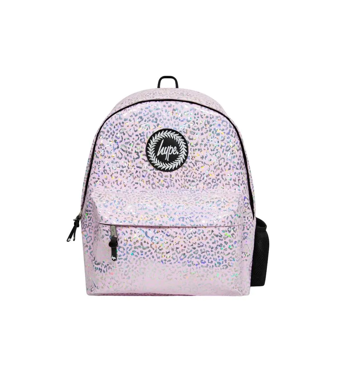 Holographic leopard backpack one size pink Hype