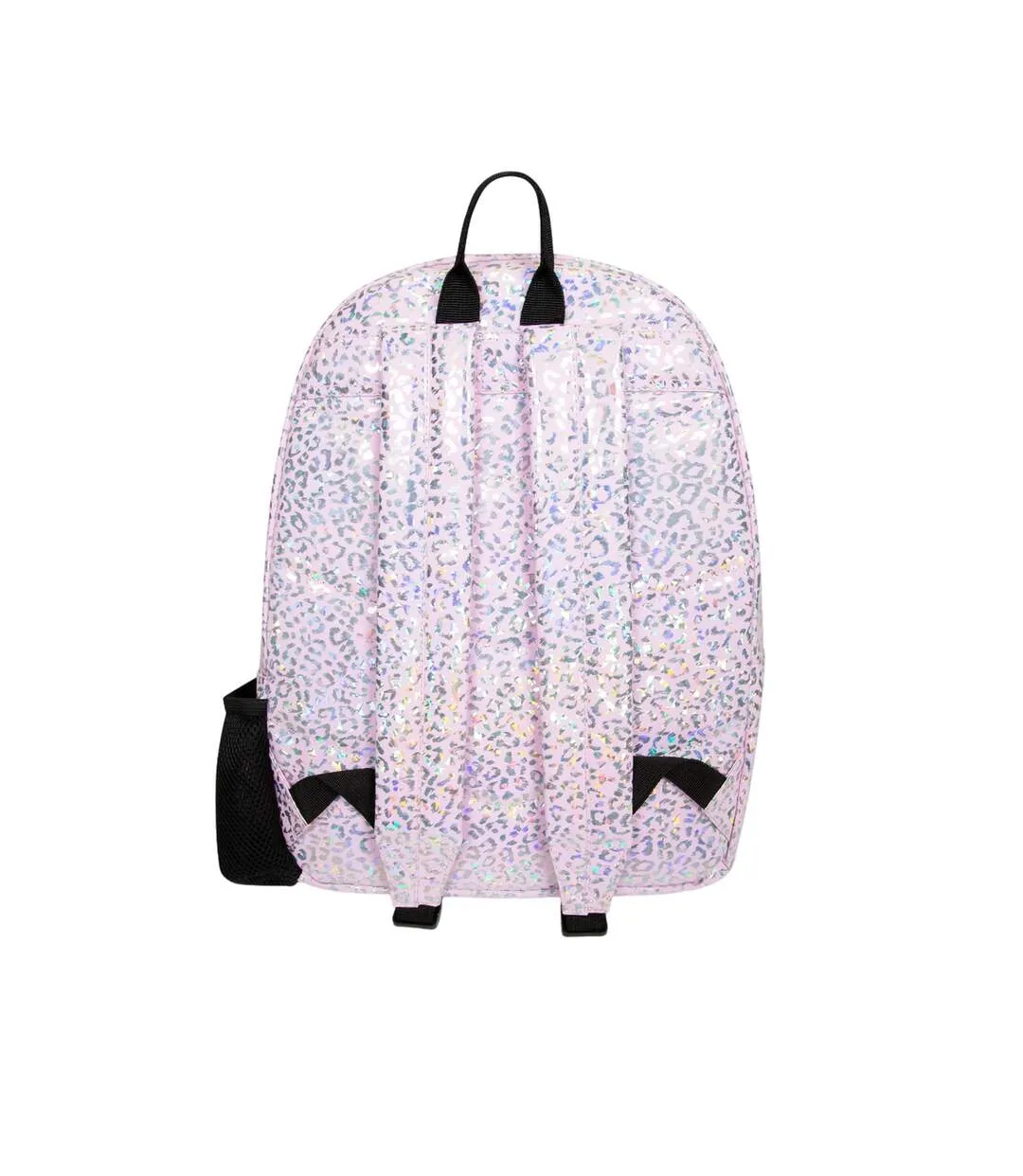 Holographic leopard backpack one size pink Hype