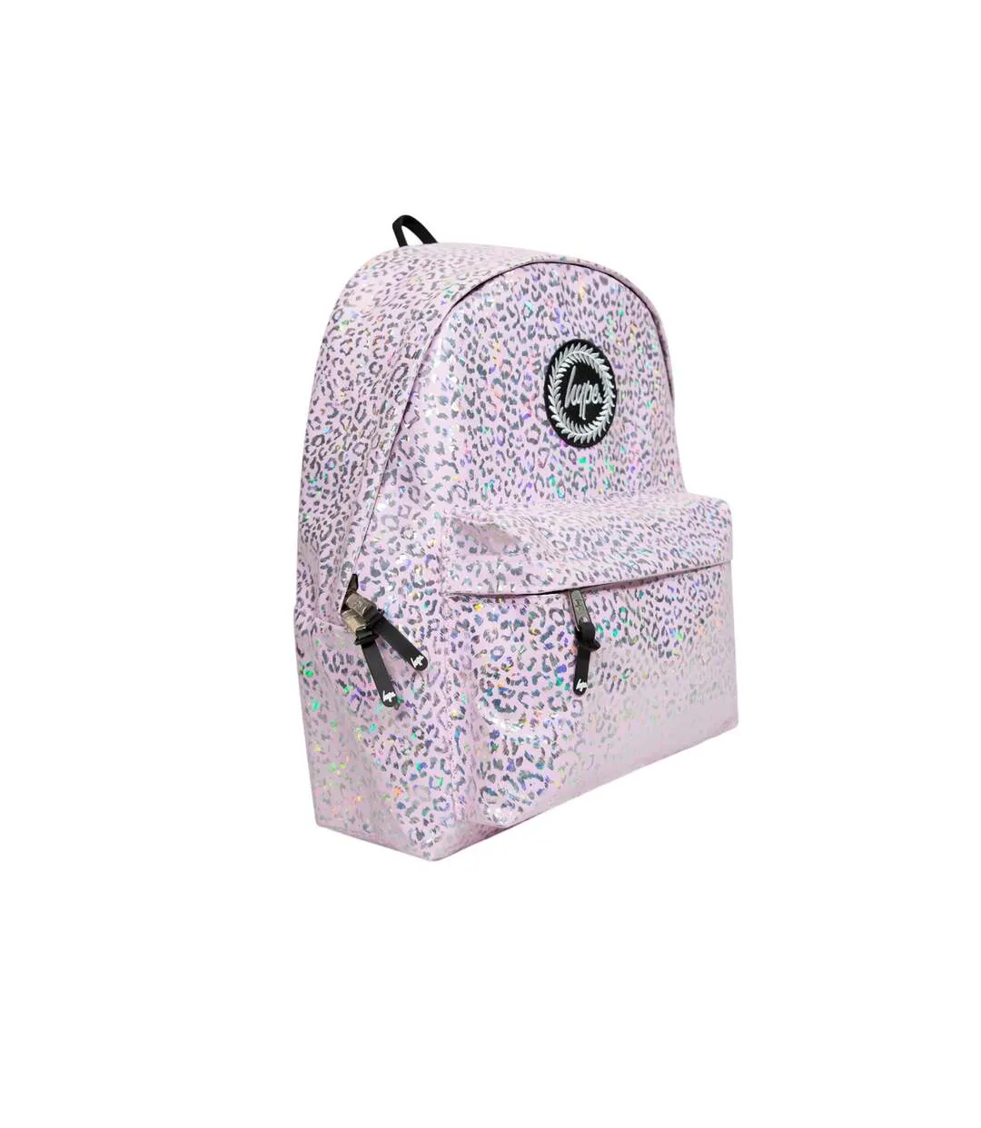 Holographic leopard backpack one size pink Hype