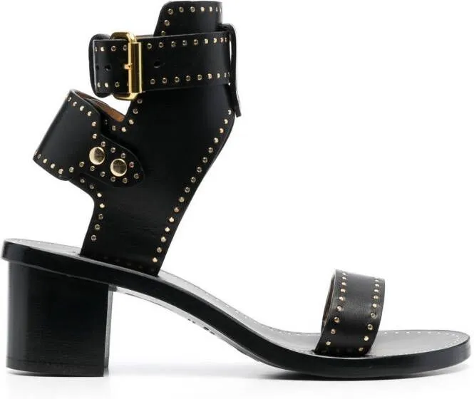 ISABEL MARANT 50mm Jaeryn studded sandals Black