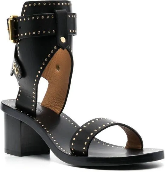 ISABEL MARANT 50mm Jaeryn studded sandals Black