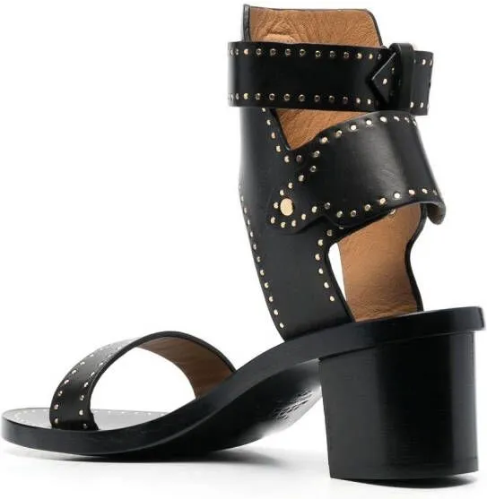 ISABEL MARANT 50mm Jaeryn studded sandals Black