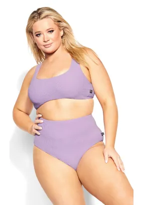 Izzy Underwire Bikini Top - violet