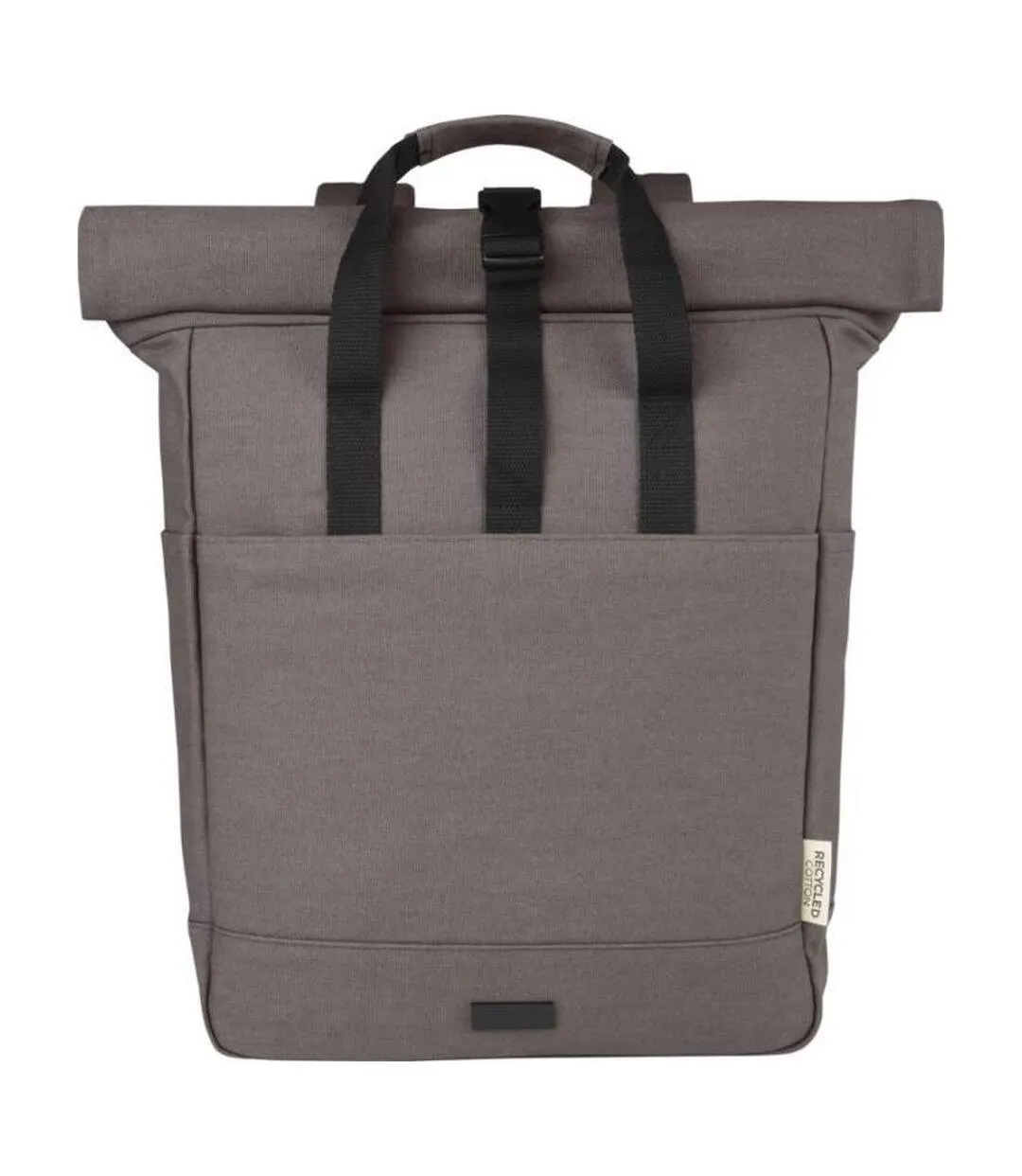 Joey roll top canvas 15l laptop backpack one size grey Generic