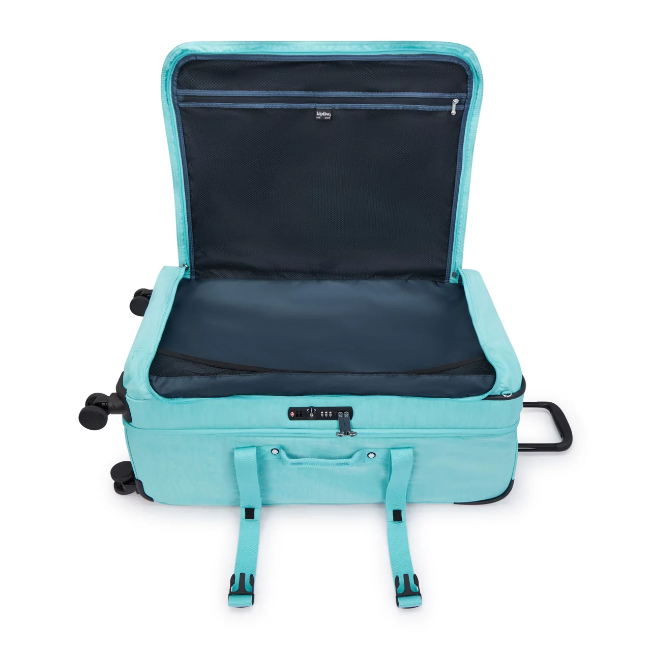 KIPLING Spontaneous Large Four-Wheeled Suitcase - Deepest Aqua