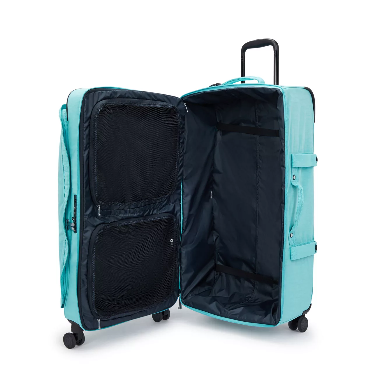 KIPLING Spontaneous Large Four-Wheeled Suitcase - Deepest Aqua