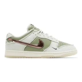 Kyler murray x nike dunk low (be 1 of one/ green/ sea glass/ sail/ oil green/ rose gold) men us 8-13