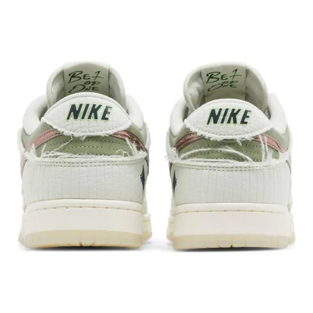 Kyler murray x nike dunk low (be 1 of one/ green/ sea glass/ sail/ oil green/ rose gold) men us 8-13