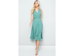 LA Soul Women's Frill Wrap Dress