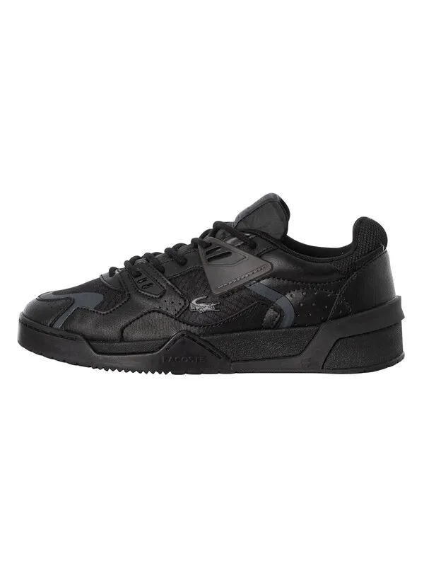 Lacoste LT 125 223 1 SMA Leather Trainers - Black