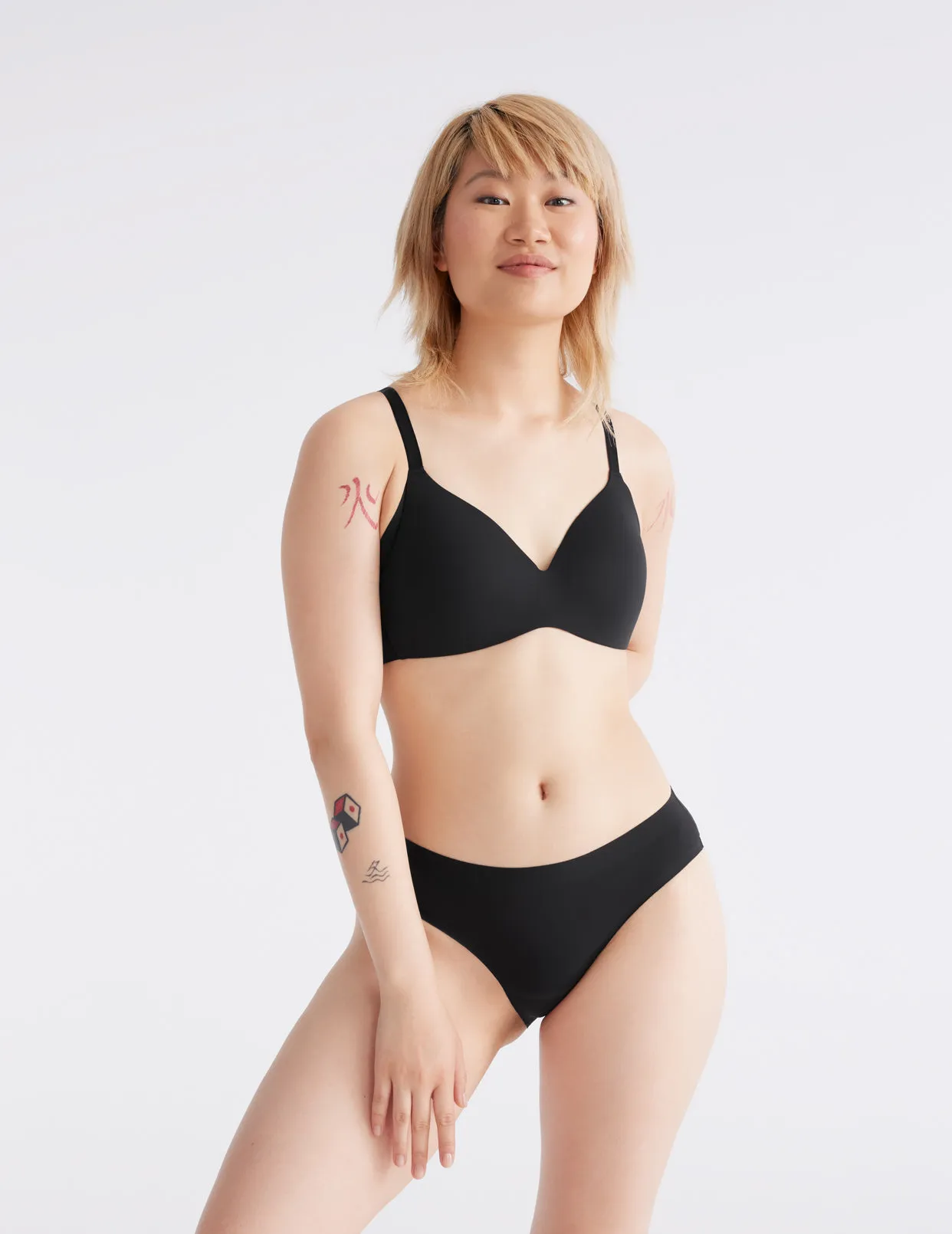 Light Leakproof No-Show Bikini