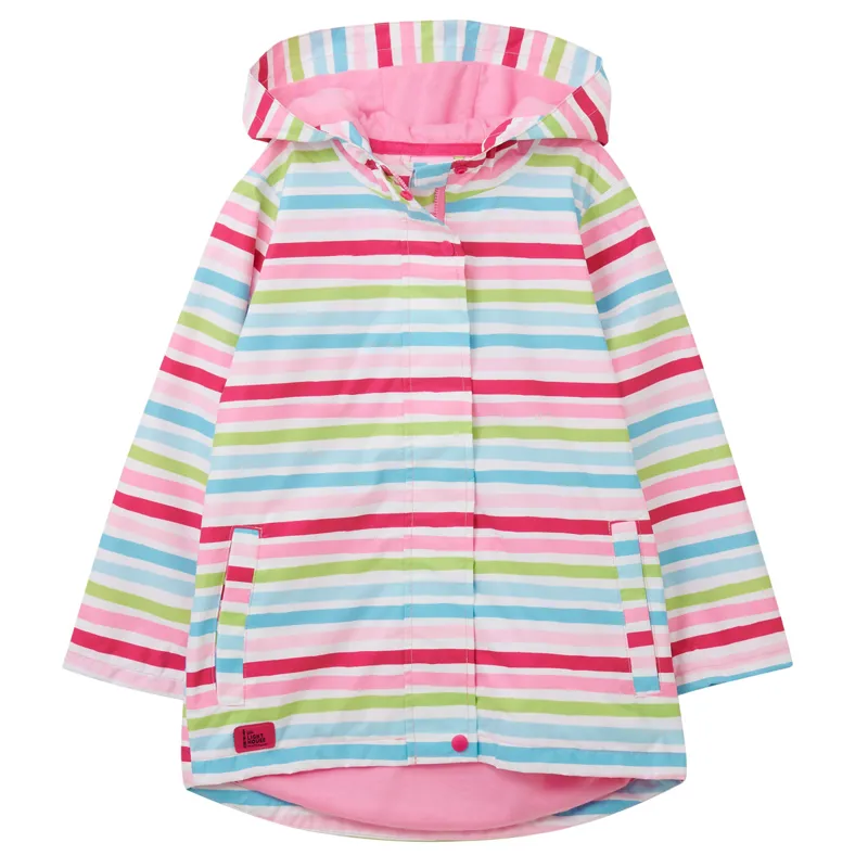 Lighthouse Olivia Junior Girls Waterproof Jacket - Multi Stripe