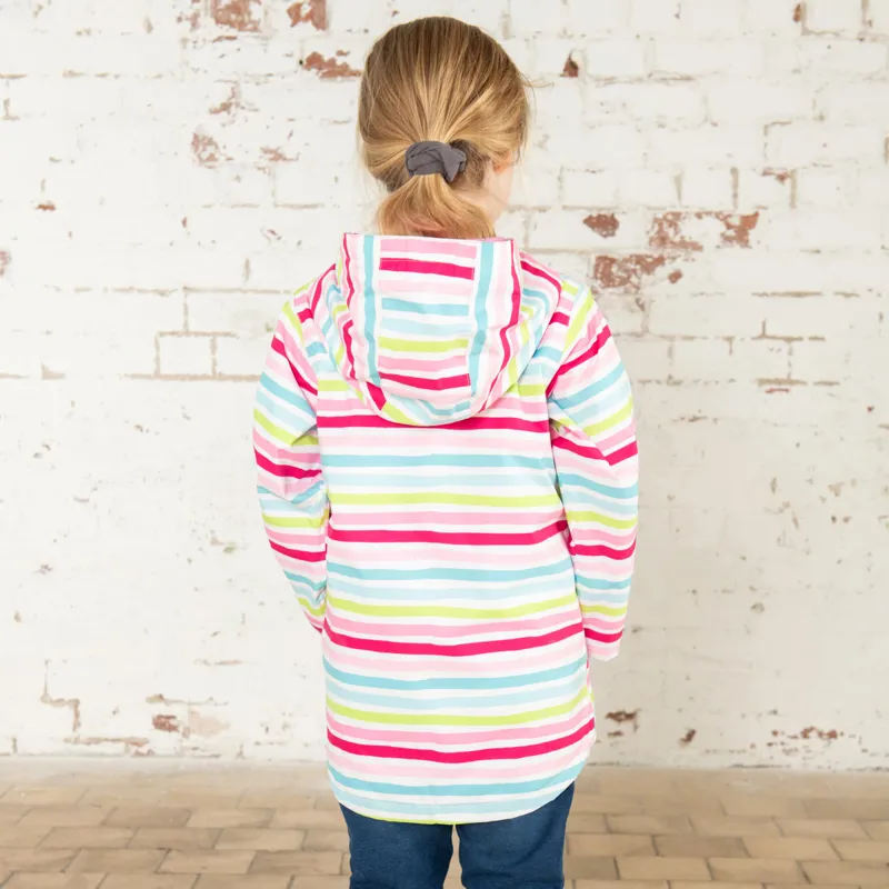 Lighthouse Olivia Junior Girls Waterproof Jacket - Multi Stripe