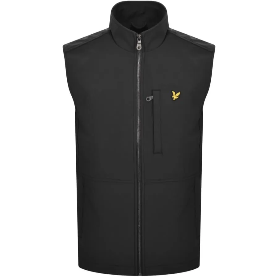 Lyle And Scott Softshell Gilet Jacket Grey