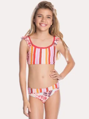     MAAJI  Girls' Rainbow Bay Bikini    